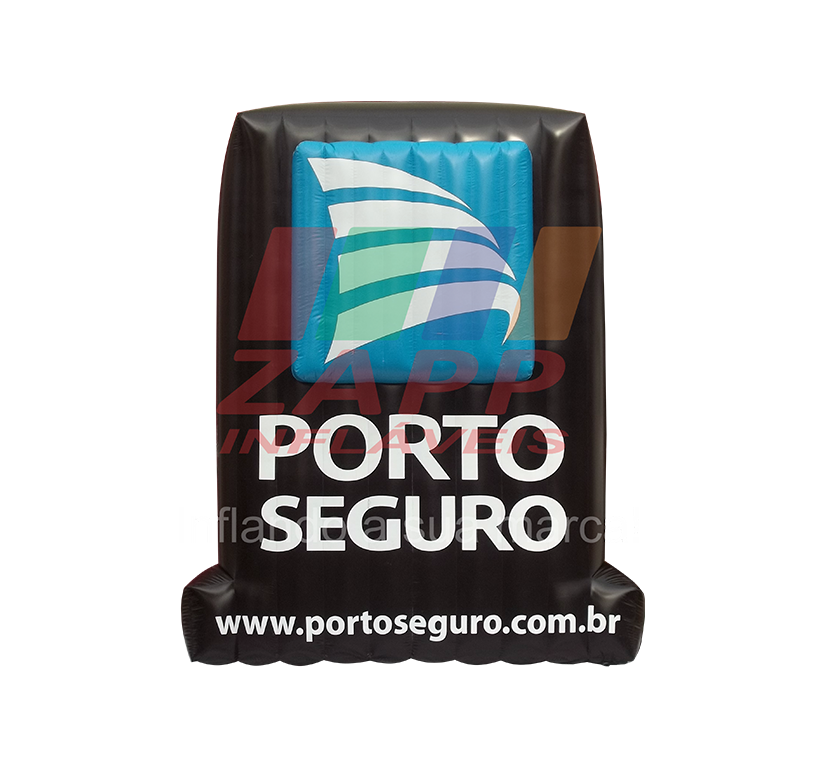 Inflável Gigante Logo Porto Seguro